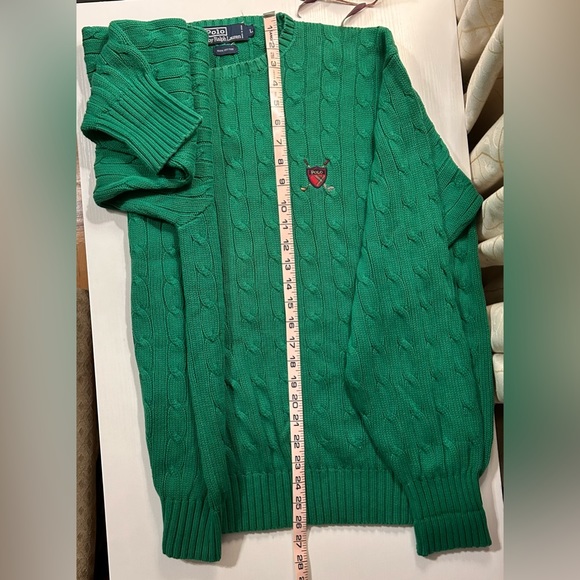 Polo Ralph Lauren Other - Polo Ralph Lauren Green Knit Sweater